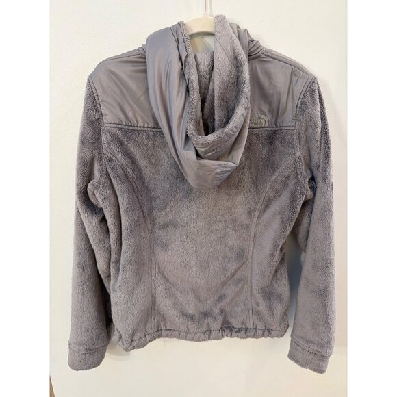 The North Face Women's Small S/P Gray Fleece Full-Zip Jacket With Hood Size S - Picture 4 of 4